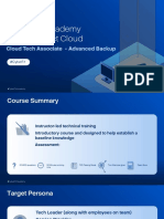 Cloud Tech Associate Advanced Backup 2022