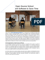 Use Open Source School Management Software To Save Time