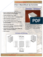 200W Ext. C-Band Block Up Converter: ABD200DC / ABD200DCF