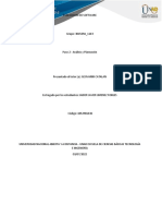 Paso 2 - Análisis y Planeación