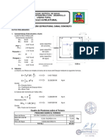 Calculo Estructural de Canal Rectangular