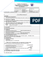 Department of Education: Lesson Plan in Science 6