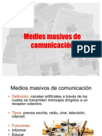 Medios Masivos de Comunicación (Primero Medio)