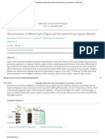 Characterization of Different Types of Lignin and Their Potential Use in Green Adhesives - ScienceDirect