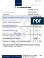 Jebel Ali Free Zone Invoice: Client Name Client Address Contact: Name Contact Number Client TRN/TIN