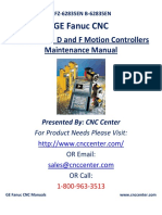 GE Fanuc CNC: Power Mate D and F Motion Controllers Maintenance Manual