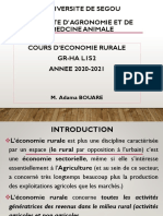 Cours D'economie Rurale GR - HA L2 - 2020-2021