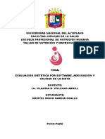 Practica 2. Evaluación Dietética Por Software, Adecuación y Calidad de La Dieta