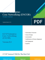 CCNP Enterprise Core Networking Encor Product Overview