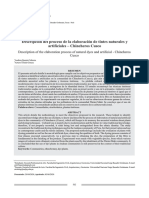 Descripción Del Proceso de La Elaboración de Tintes Naturales y Artificiales - Chincheros Cusco