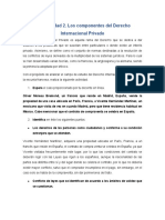 S1. Actividad 2. Los Componentes Del Derecho Internacional Privado