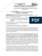 FICHA-Semana 15 El Medio Ambiente y Desarrollo Sostenible