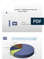 Flexible Operation - Challenges For Thermal Power Plants: K B Batra Technical Services, Noida