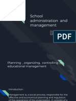 Planning, Organizing Controlling, in Educational Management