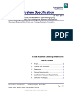 09-SAMSS-101 - Qualification Requirements For Stand Alone Self-Priming Epoxy