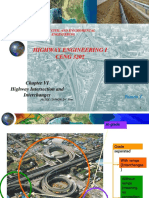 HW I Chapter 6 - Highway Intersection and Interchanges