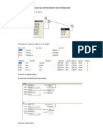 Proceso de Mantenimiento en Power Builder