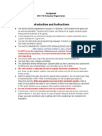 Introduction and Instructions: Assignment CSE 112 Computer Organization