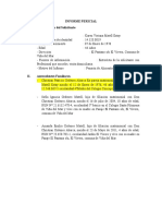 INFORME PERICIAL Pension de Alimentos