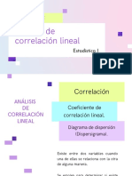 Análisis de Correlación Simple