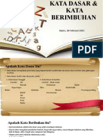 Kata Dasar Kata Berimbuhan Bahasa Indonesia SD Kelas 3