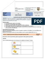 Examen Quimestral - Lengua y Literatura