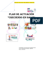 Plan de Actuación Creciendo en Salud. C.E.I.P. Juan Díaz Del Moral, Bujalance (Córdoba), 2022/2023