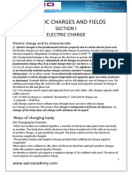 Electric Charge and Field