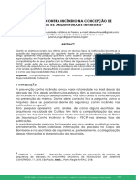 Prevenção Contra Incêndio Na Concepção de Projetos de Arquitetura de Interiores