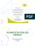 Planificacion de Menus