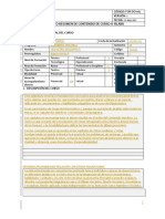 Formato Resumen Contenido de Curso o Silabo Geometría Descriptiva