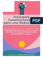 Principios Constitucionales para Una Nueva Salud