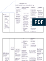 Nursing Care Plan