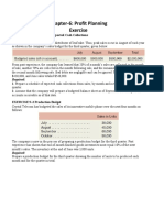 Profit Planning Exercise