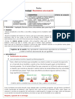 3.-Mat. Resolvemos Una Ecuacion