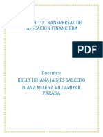 Proyecto Trasversal de Educacion Financiera