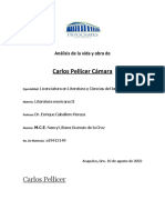 Análisis de La Vida y Obra de Carlos Pellicer