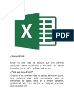 Que Es Excel