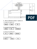 Evaluación Unidad 2