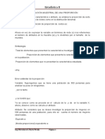 Estadística II: Ing. Miroslava G. Reyes Prada. Página 1