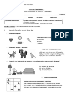 Evaluación Número 2 Segundo Semestre Posición de Objetos y Personas PDF