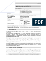 1 - Programa Analítico - Derecho Constitucional I