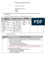 SESION 06 Aplicamos La Información de Las Tablas