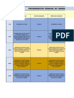 Programación Semanal Liberación de Protocolos-Calidad Sem. #9 Mac3