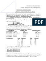 Diseño de Mezclas de Hormigón Paso A Paso Combinación (0.09 Sulf) PDF