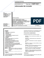 NBR6821 - Transformador de Corrente