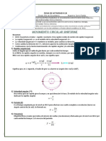 Ficha de Actividad N 24 Movimiento Circular Uniforme