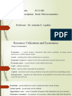 Lesson 1 Basic Microeconomics