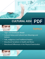 Cultural Assessment