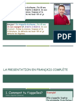 Se Presenter en Francais